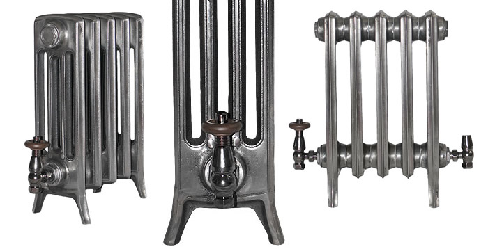 Legs of 4 Column 480mm CRANE Cast Iron Radiators