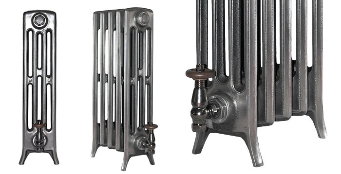 Legs of 4 Column 660mm CRANE Cast Iron Radiators