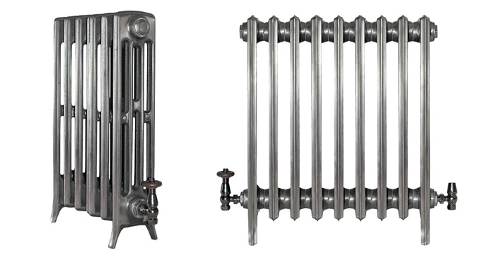 Profile of 4 Column 660mm CRANE Cast Iron Radiators