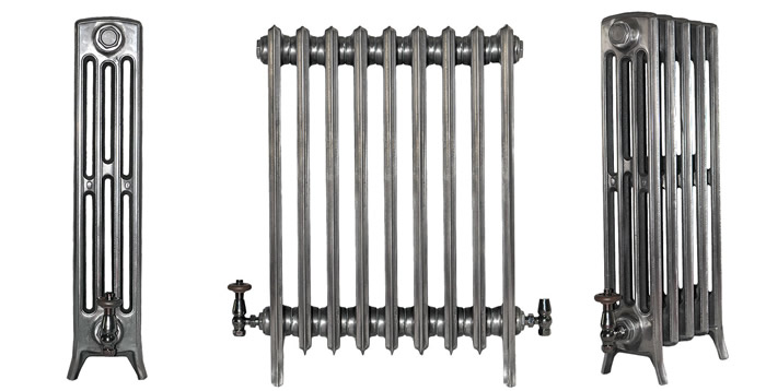 Profile of 4 Column 810mm CRANE Cast Iron Radiators