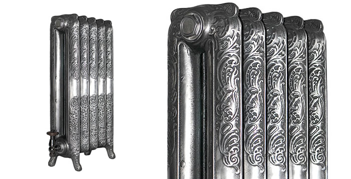 Top of CRANE Ornate II 760mm Cast Iron Radiators